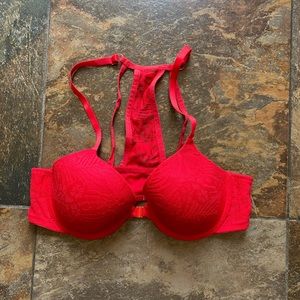Like New Red Victoria’s Secret T-Back Bra